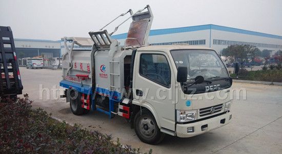 掛桶壓縮式垃圾車(chē)